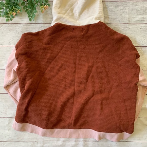 🎉HOST PICK🎉 MWL Madewell Airyterry Hoodie Sweatshirt in Colorblock XL - Picture 5 of 14